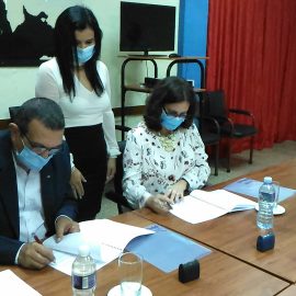 Firmado Convenio Marco de Colaboración entre la UNISS y la Dirección Provincial de Transporte de Sancti Spíritus Firmado Convenio Marco de Colaboración entre la UNISS y la Dirección Provincial de Transporte de Sancti Spíritus
