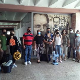 Nuevo grupo de valientes de la UNISS a zona roja Nuevo grupo de valientes de la UNISS a zona roja