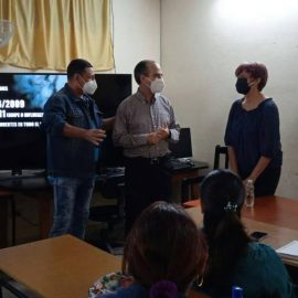 Sesiona encuentro con colectivo de la Maestría en Ciencias de la Comunicación Sesiona encuentro con colectivo de la Maestría en Ciencias de la Comunicación