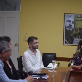 Visita la UNISS Félix Zühlsdorf, representante del DAAD en Cuba Visita la UNISS Félix Zühlsdorf, representante del DAAD en Cuba