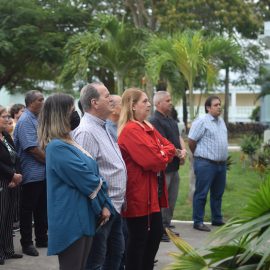 Recibimiento al ministro de Educación Superior en la UNISS, y al grupo que le acompaña Recibimiento al ministro de Educación Superior en la UNISS, y al grupo que le acompaña