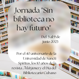 Jornada «Sin biblioteca no hay futuro»