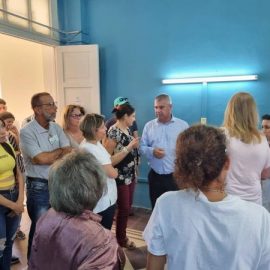 Grupo de trabajo del MES visita la UNISS Grupo de trabajo del MES visita la UNISS