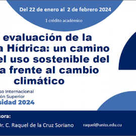 La UNISS presente en los cursos online del evento internacional UNIVERSIDAD 2024 La UNISS presente en los cursos online del evento internacional UNIVERSIDAD 2024