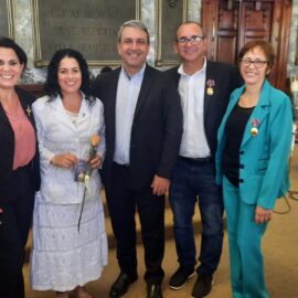 Profesores y Colectivo de la UNISS reciben la Orden Carlos J. Finlay por su impacto en la Ciencia Profesores y Colectivo de la UNISS reciben la Orden Carlos J. Finlay por su impacto en la Ciencia